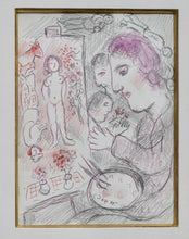 Load image into Gallery viewer, Marc CHAGALL (1887-1985) The Artist At His Easle signed MArc ChAgAll (lower right)