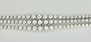 Three Row Tennis Bracelet