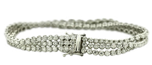 Three Row Tennis Bracelet