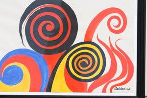 Alexander Calder 1898 - 1976 Tempete (storm) signed and dated 69