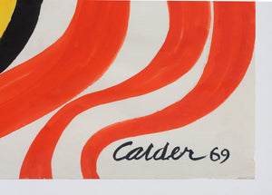 Alexander Calder 1898 - 1976 Tempete (storm) signed and dated 69