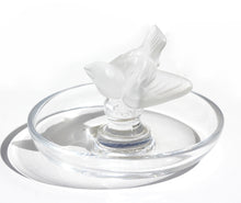 Load image into Gallery viewer, Lalique French Crystal Modern  &quot;Dove&quot; Ring Dish