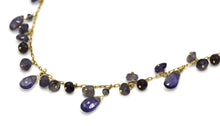 Load image into Gallery viewer, 18 Karat Gold and Amethyst Necklace