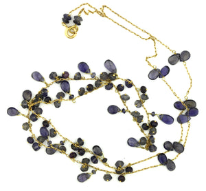 18 Karat Gold and Amethyst Necklace