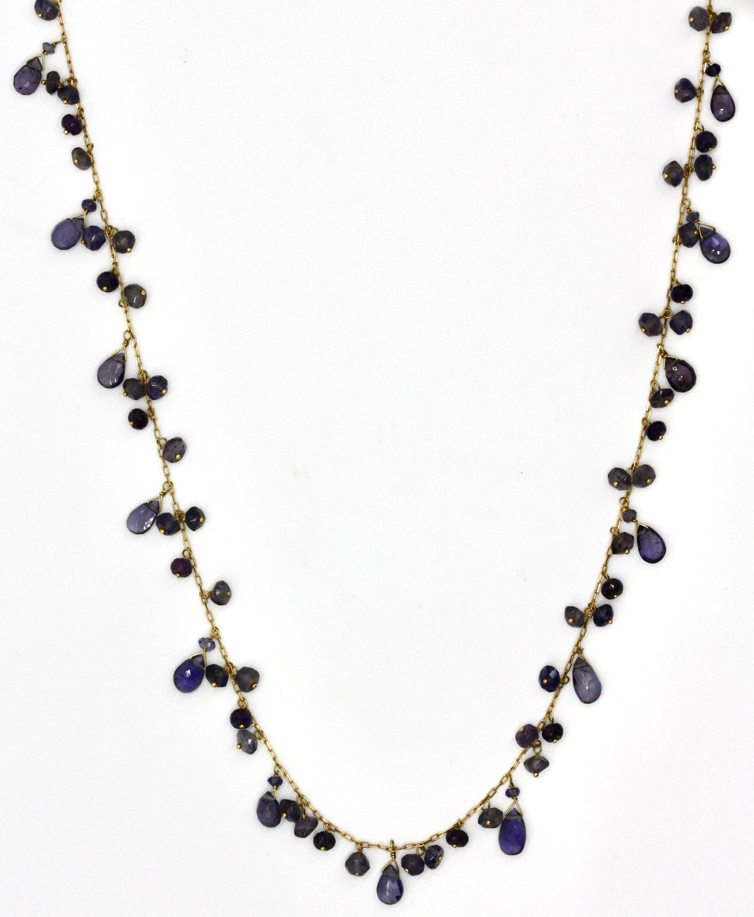 18 Karat Gold and Amethyst Necklace