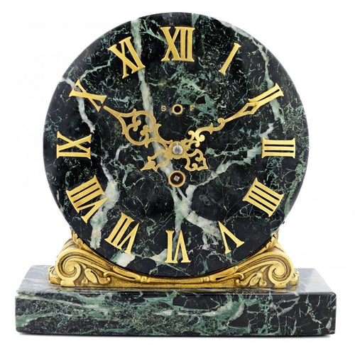 Edward F. Caldwell & Co A gilt bronze table clock,