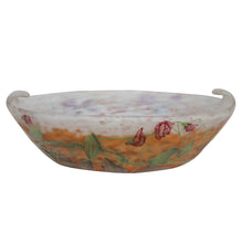 Load image into Gallery viewer, Fine Daum Nancy Cameo and Enamel Glass Bowl