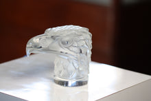 Load image into Gallery viewer, Lalique - Paris, France (Modern) &quot;Eagle Head&quot; Crystal Mascot Signed LALIQUE France