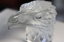 Load image into Gallery viewer, Lalique - Paris, France (Modern) &quot;Eagle Head&quot; Crystal Mascot Signed LALIQUE France