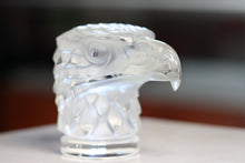 Load image into Gallery viewer, Lalique - Paris, France (Modern) &quot;Eagle Head&quot; Crystal Mascot Signed LALIQUE France