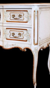 LOUIS XV STYLE PAINTED COMMODE